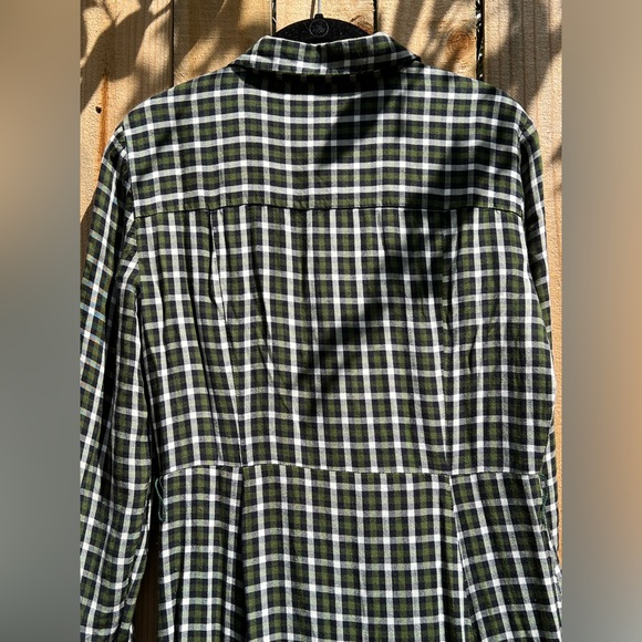 WOMEN’S ZARA PLAID BUTTON DOWN DRESS. - Picture 8 of 10